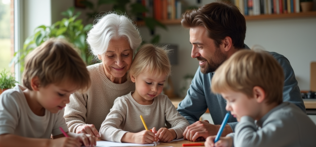 Vie de famille élargie : entraide et astuces pour mieux gérer le quotidien Vie de famille élargie : entraide et astuces pour mieux gérer le quotidien